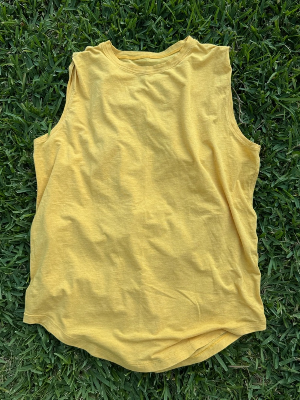 Golden yellow Lululemon Tank